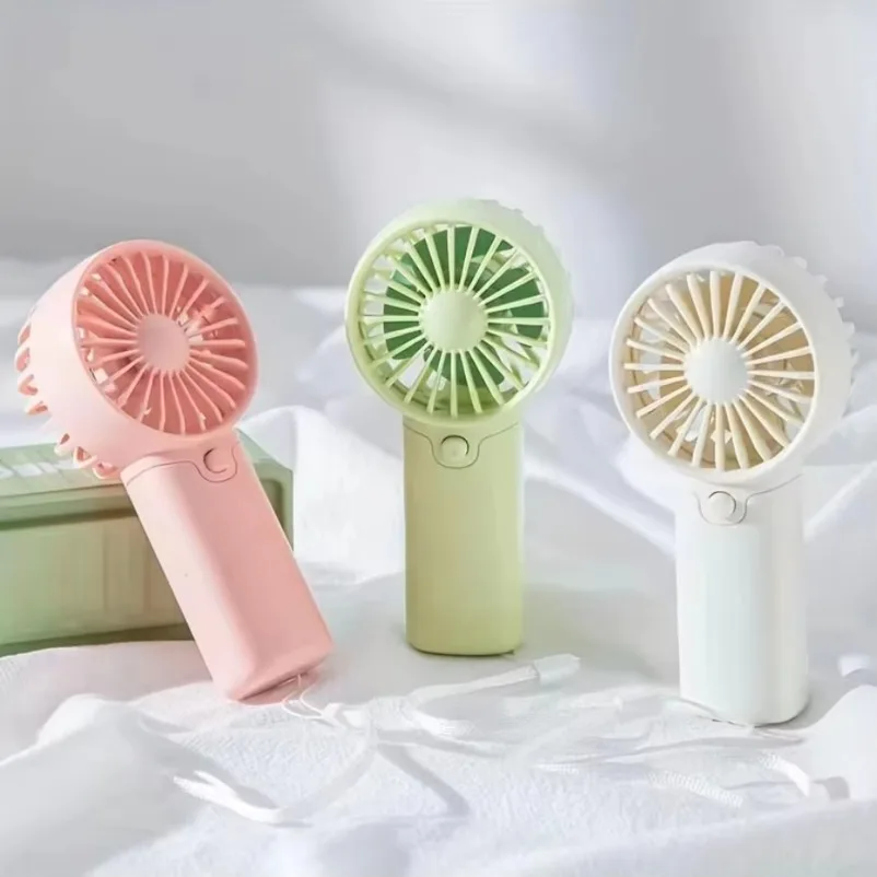 Summer Mini Handheld Small Fans Portable Pocket Battery Fans Suitable for Dormitory Outdoor Office Outdoor Travel Camping Use