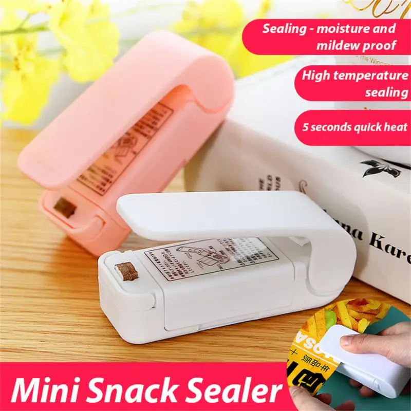 Mini Heat Bag Sealing Machine Plastic Food Bag Closure Portable
