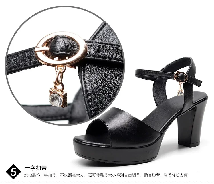 PlatiNum Sandals - Size Comparison