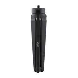 Compact & Lightweight Aluminum Tabletop Tripod for Phones & Small Cameras (Black)
