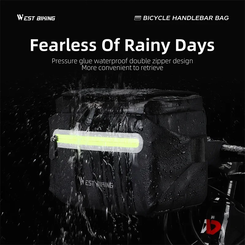 Waterproof Bike Phone Handlebar Bag - Image 4