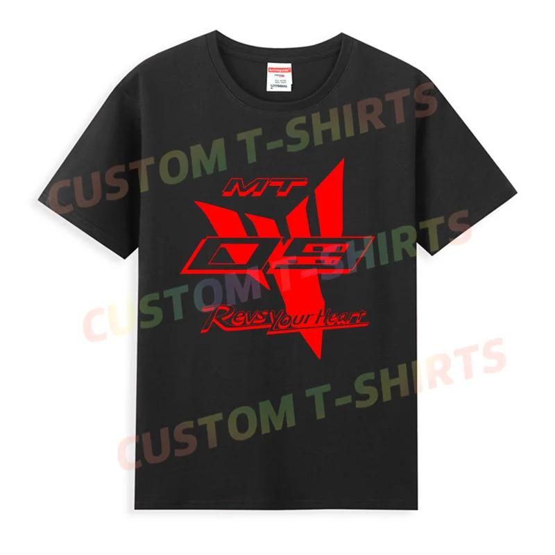 2024 Maglietta Da Uomo Casual Mt-09 Revs Your Heart T-Shirt Grafica Oversize Sport Top Traspirante Confortevole Streetwear S-3Xl