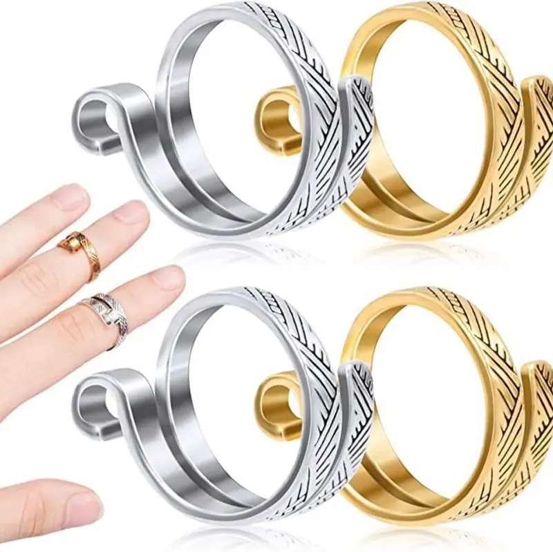 Description Picture 6 of itemHook Thread Crochet Thread Ring Hand Decoration Personalized Webbing Jewelry Opening Adjustable Index Finger Braided Tail Ring