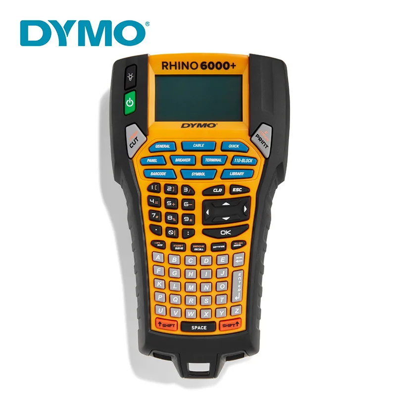 DYMO Rhino 6000 산업용 라벨 메이커 슈트, 비닐/나일론/플렉시블 라벨 테이프 45013 45023 45024 18443 18444 18483 18488 18489
