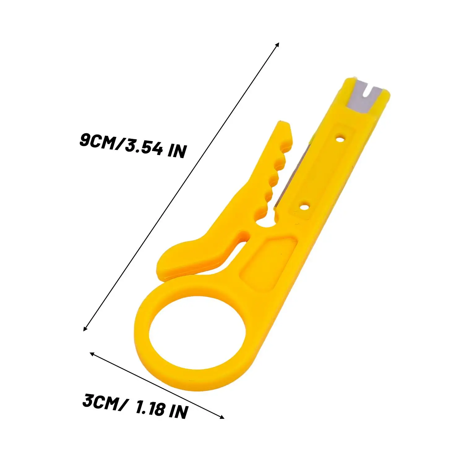 10/1 Stück Tragbarer Mini-Kabelabisolierer Multifunktionaler Kabelabisolierer Drahtschneider Crimpzange Schneidwerkzeug Drahtlocher Handwerkzeuge – Detail 9