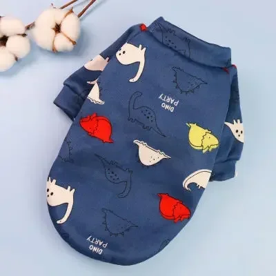 Small Dog Hoodie Coat Winter Warm Pet Clothes for Bulldog Chihuahua Shih Tzu Sweatshirt Puppy Cat Pullover Dogs