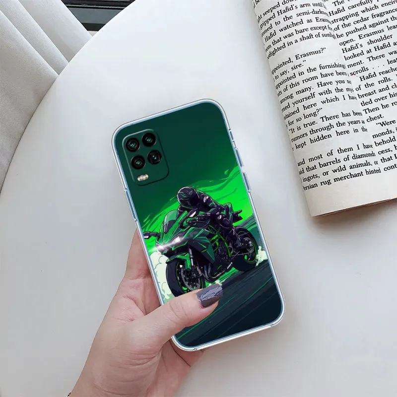 Motorcycle Racing Transparent Phone Case