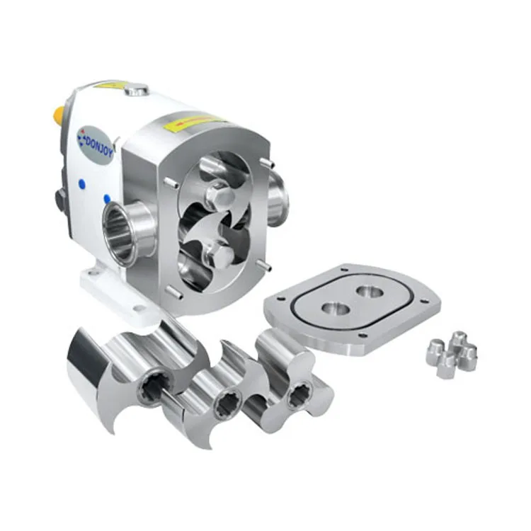 DONJOY TUL/TUR Series 3A Sanitary Single-stage Pump Electric Gear Rotary Lobe Pumps saemp shanghai hangfa nb2 nbz2 nbt3 nt2 g10f g12f g16f nt3 g20f g25f g32f series internal gear pump nb2 g16f