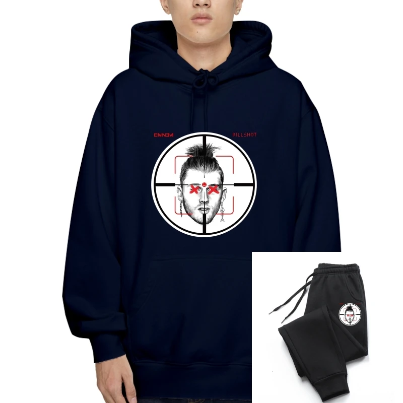 

Kill Shot White Hip Hop SweaHoody Sweatshirt Hoodie Sweatshirt Hoodie As Worn By Eminem Slim Shady In The Mgk Diss Pullover Qual