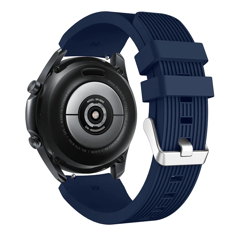 22mm Silicone Smartwatch Band - Durable and Stylish Bracelet Strap