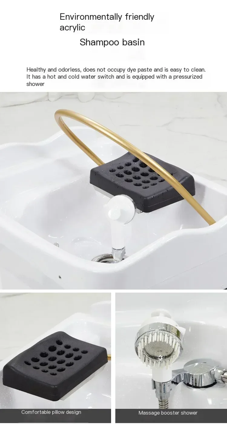 Japanese Style Head Therapy Care Shampoo Basin Reclining Light for Salon Furniture S53617d5c5deb41a89317b940e3940177l