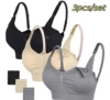3pcs/Set High Quality Maternity Nursing Bras Cotton Breastfeeding Pregnant Underwear Seamless Large Size Breathable Bra Push Up 1