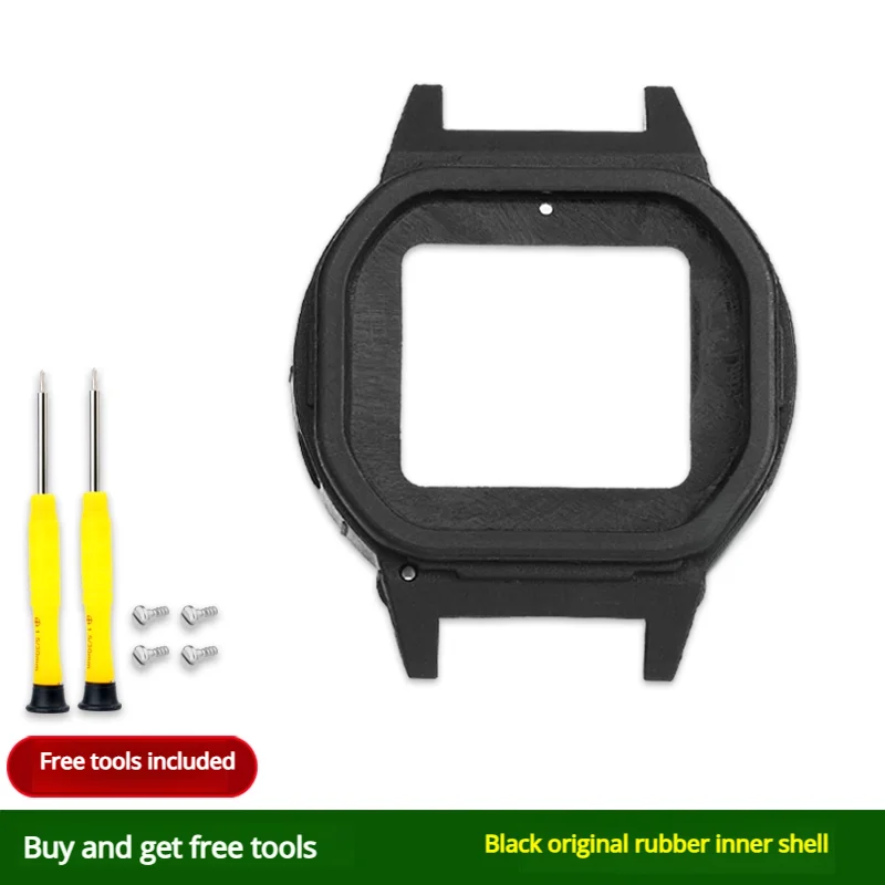 Aluminum Alloy Inner Shell Replacement for Small Square Watch with Tool