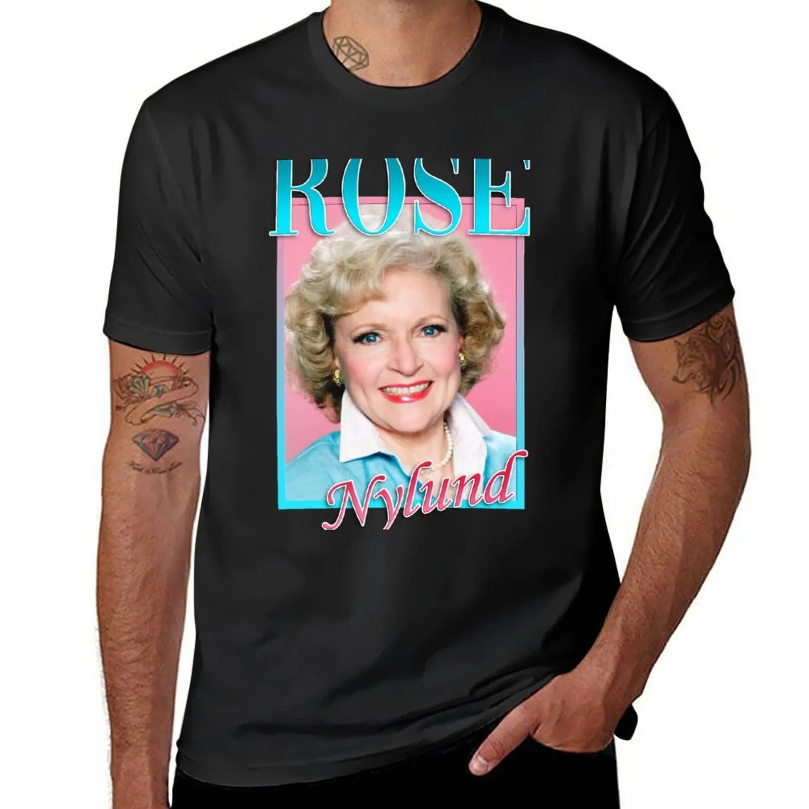

Rose Nylund T-Shirt anime kawaii clothes summer tops graphics mens t shirts pack