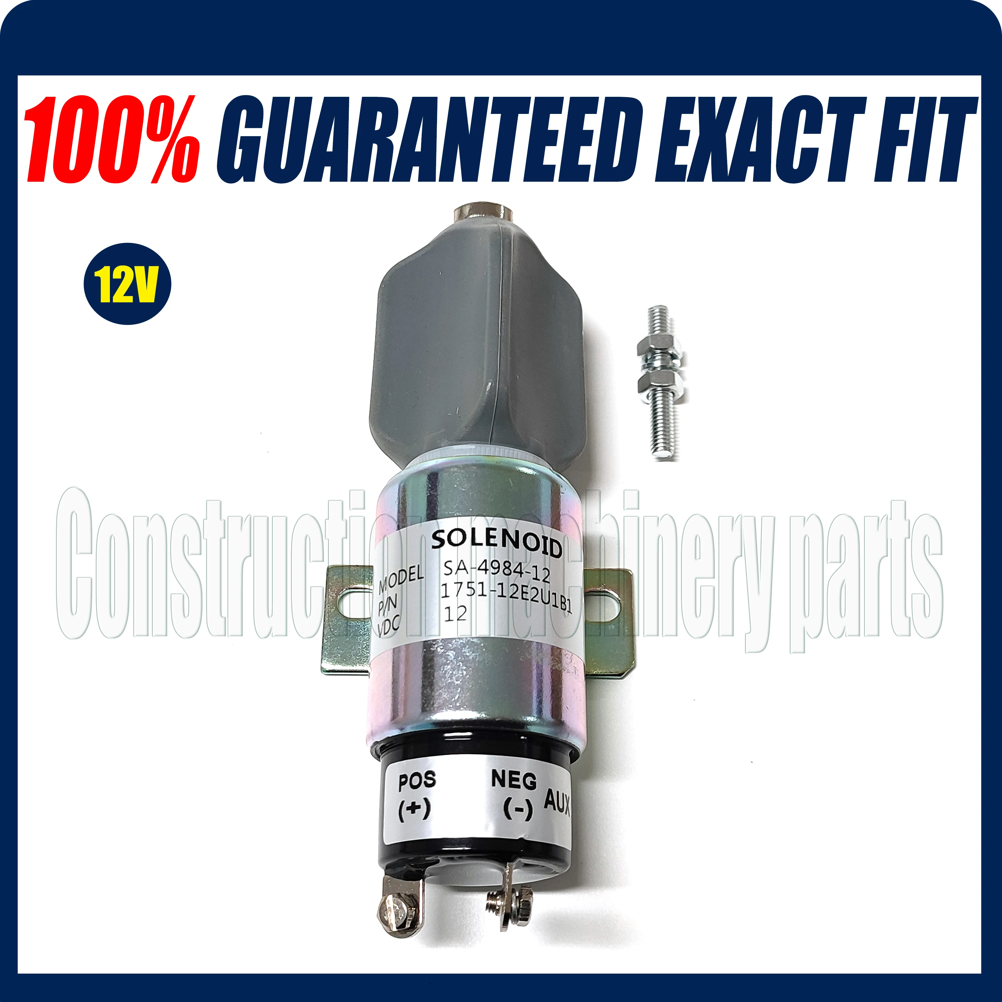 

Для Cummins SA-4984-12 12V электромагнитный клапан пламени 1751-12E2U1B1 12V