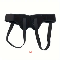 Adjustable Male Inguinal Hernia Support Belt with PU Foam Pad (M)