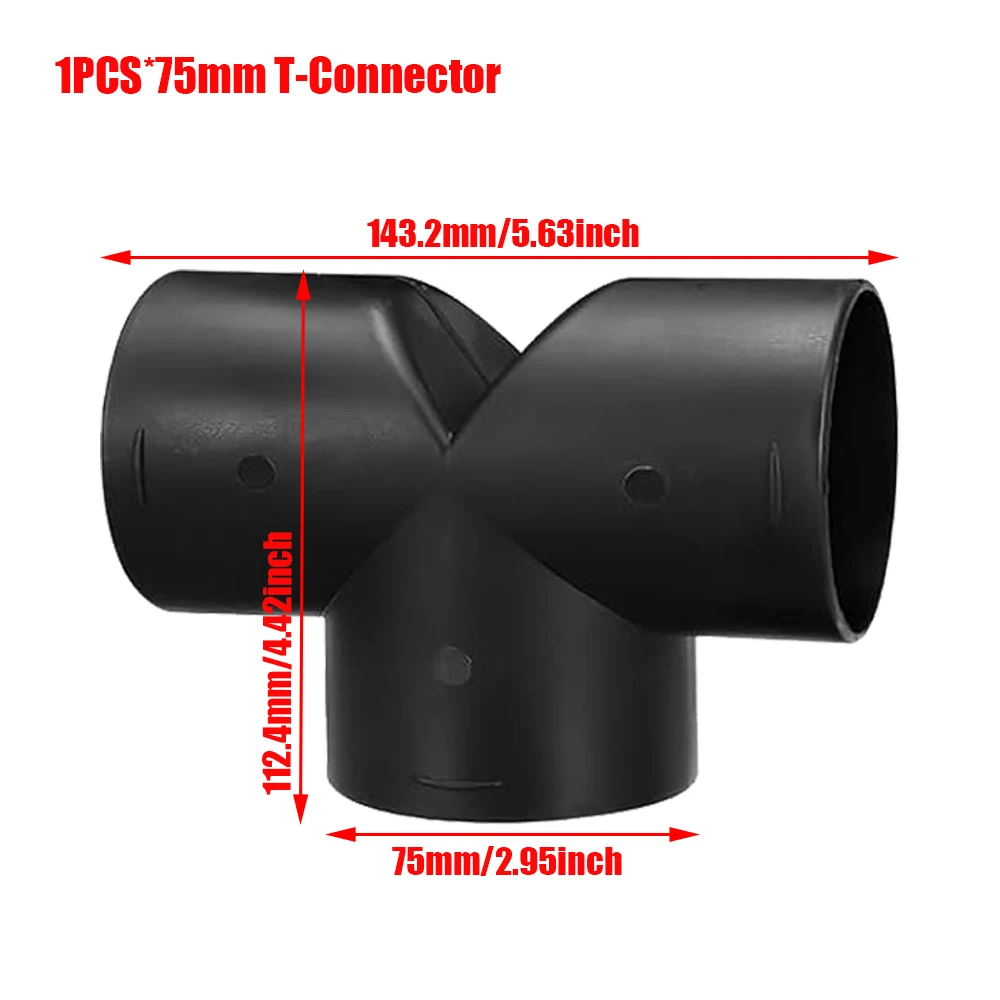 Versatile 75mm Diameter Air Diesel Heater Exhaust Connector Tube