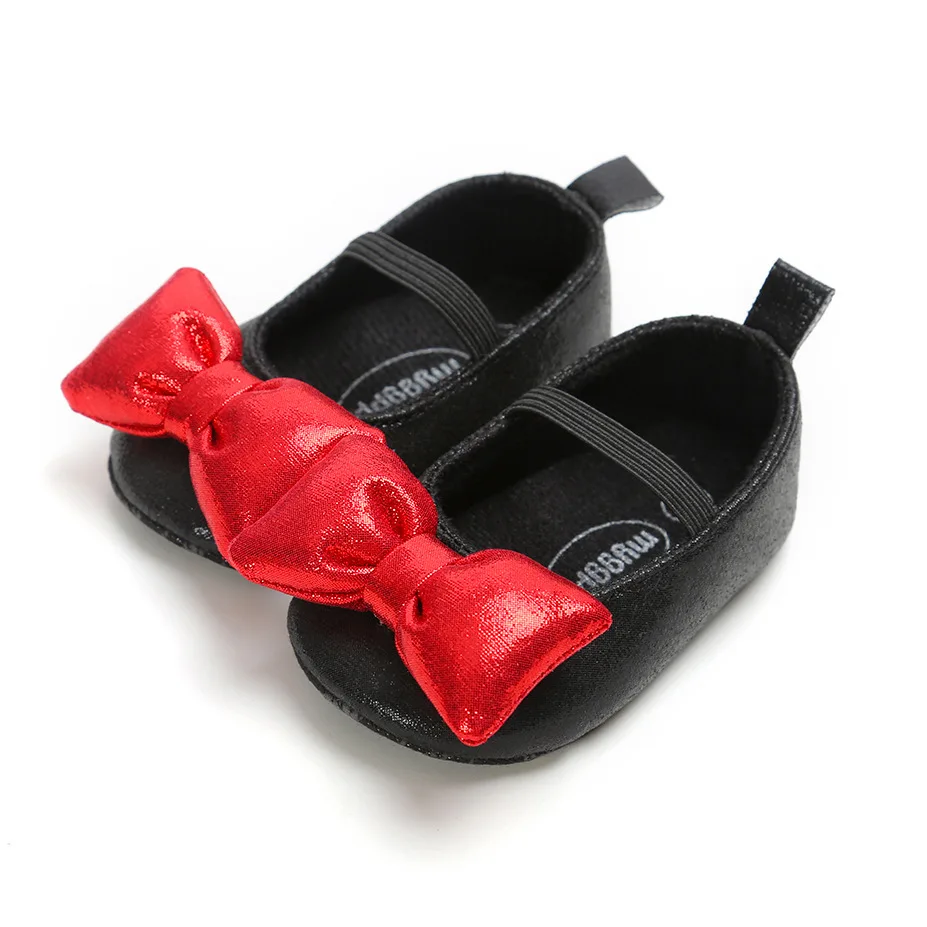 Baby Girl Flats Shoes Non Slip Soft Sole Infant Toddler First Walker