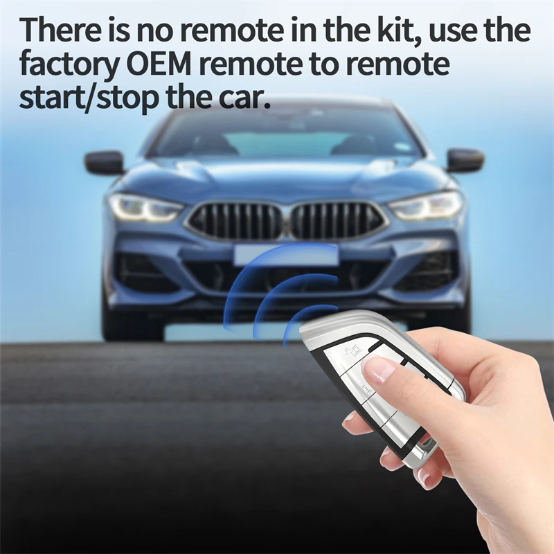 EasyGuard Plug Play Factory Key Remote Starter Fit For Selected BM F&G Series Wth Push Start Button DC12V