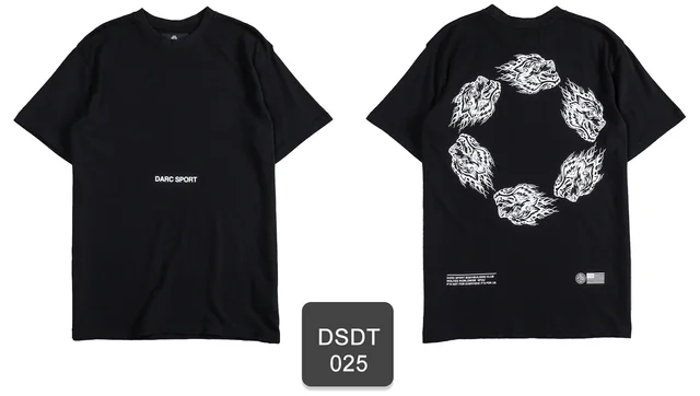 DARC SPORT Shirt UNION PREMIUM TEE IN WHITE Men Women High Quality DARC SPORT Shirt Digital Inkjet Printing Shirt DSDT025