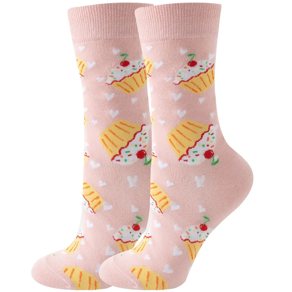 Vibrant Happy Socks - Colorful & Playful Animal Cartoon Design