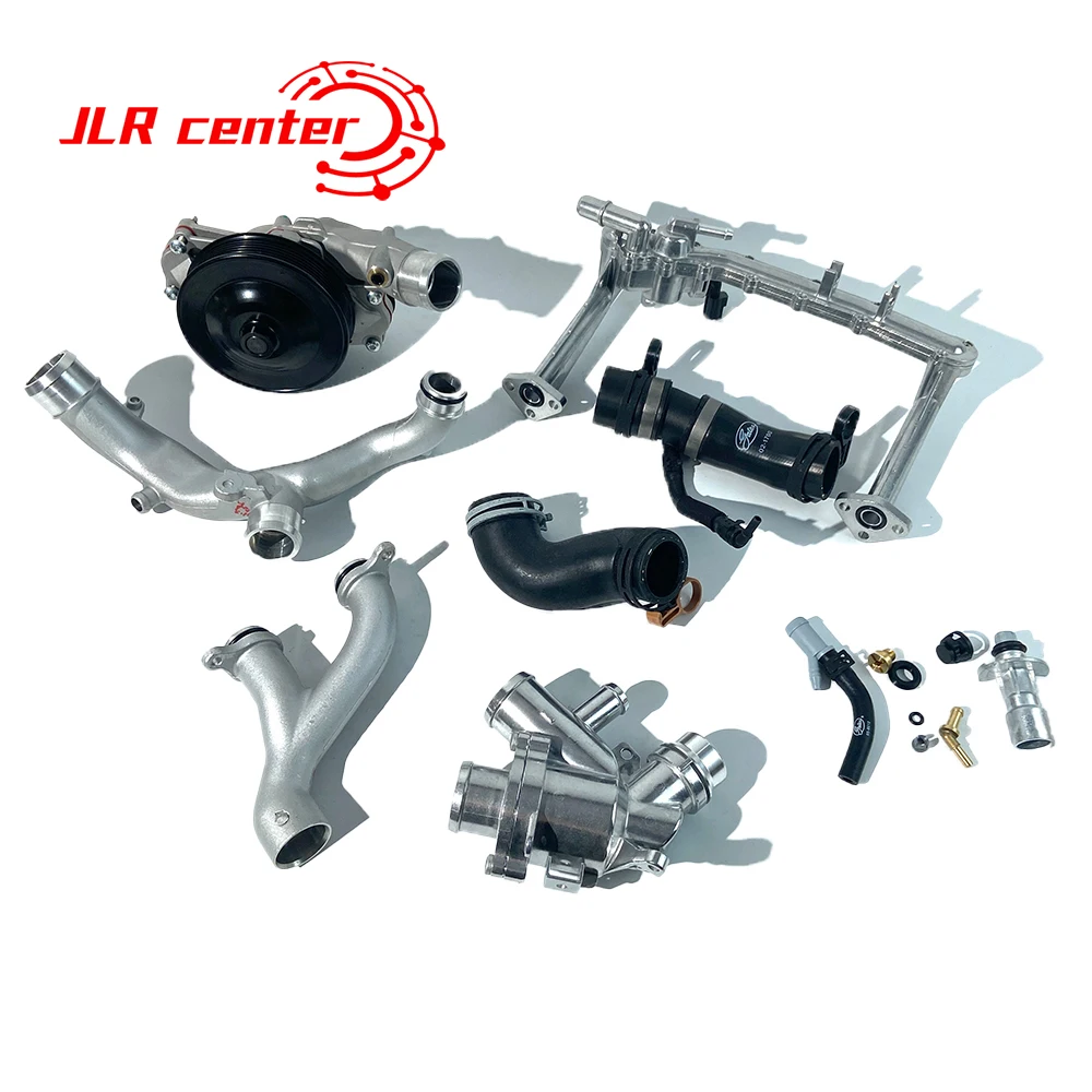 Cooling system upgrade kit for Jaguar Land Rover 3.0L V6 turbocharged engine car engine coolant reservoir