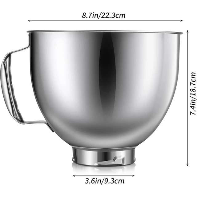 Pouring Shield For Kitchenaid 4.5 -5Qt Tilt-Head Stand Mixers Bowls,  Replace Kn1Ps Pouring Shield Mixers Parts & Accessories ( Only For  Installing