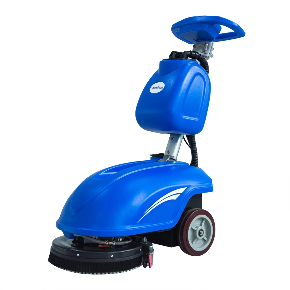 Walk Behind Scrubbing Low Noise Battery Operated New Floor scrubber