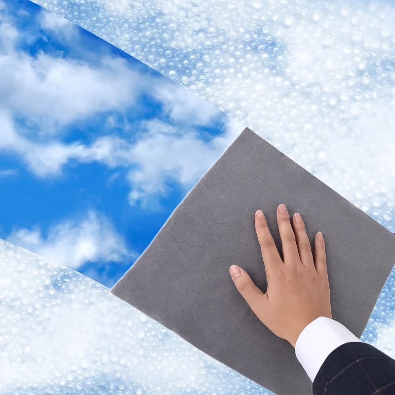 

Magic Cleaning Glass Cloth Thicken Windows Mirror Cleaning Cloth Home Car Glasses Washing Glass Cloth Wiping Rags