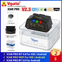Vgate iCar Pro ELM327 WIFI OBD2 Scanner Bluetooth-Compatible 4.0 For Android/IOS Car Auto Diagnostic Tool PK ICAR2 ELM 327 V1.5 1