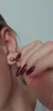 2-8mm Rose Gold Color Ball Earrings Set Minimalist Stud Earring Pink Stainless Steel Jewelry Wholesale Women Bohemia Accessories 6