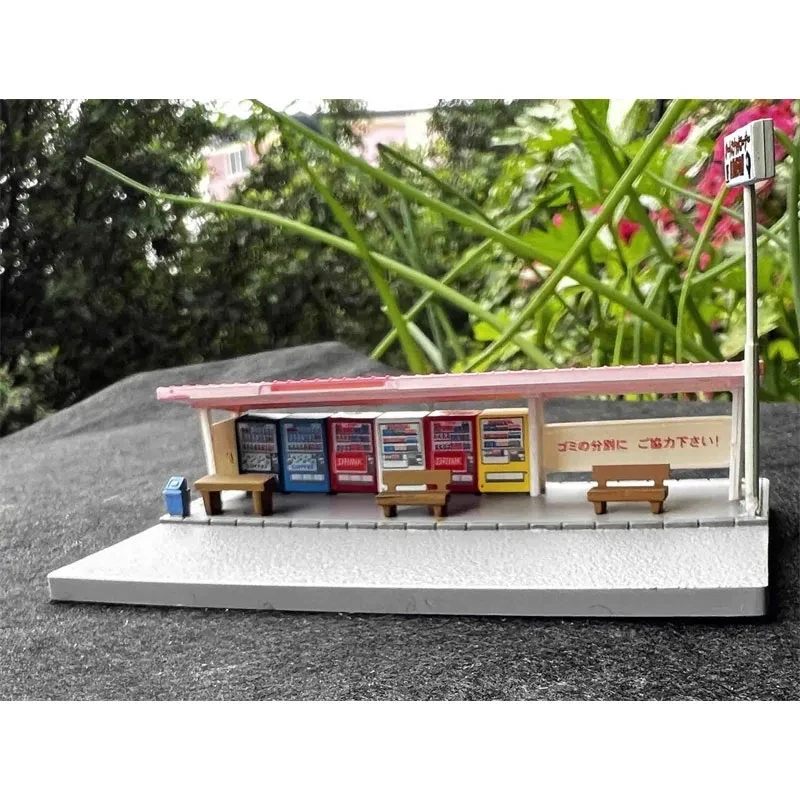 1/144 N Scale Building Model Vending Machine Kiosks Model Train Scene Miniature Collection Sand Table Landscape Assemble Model - Image 5