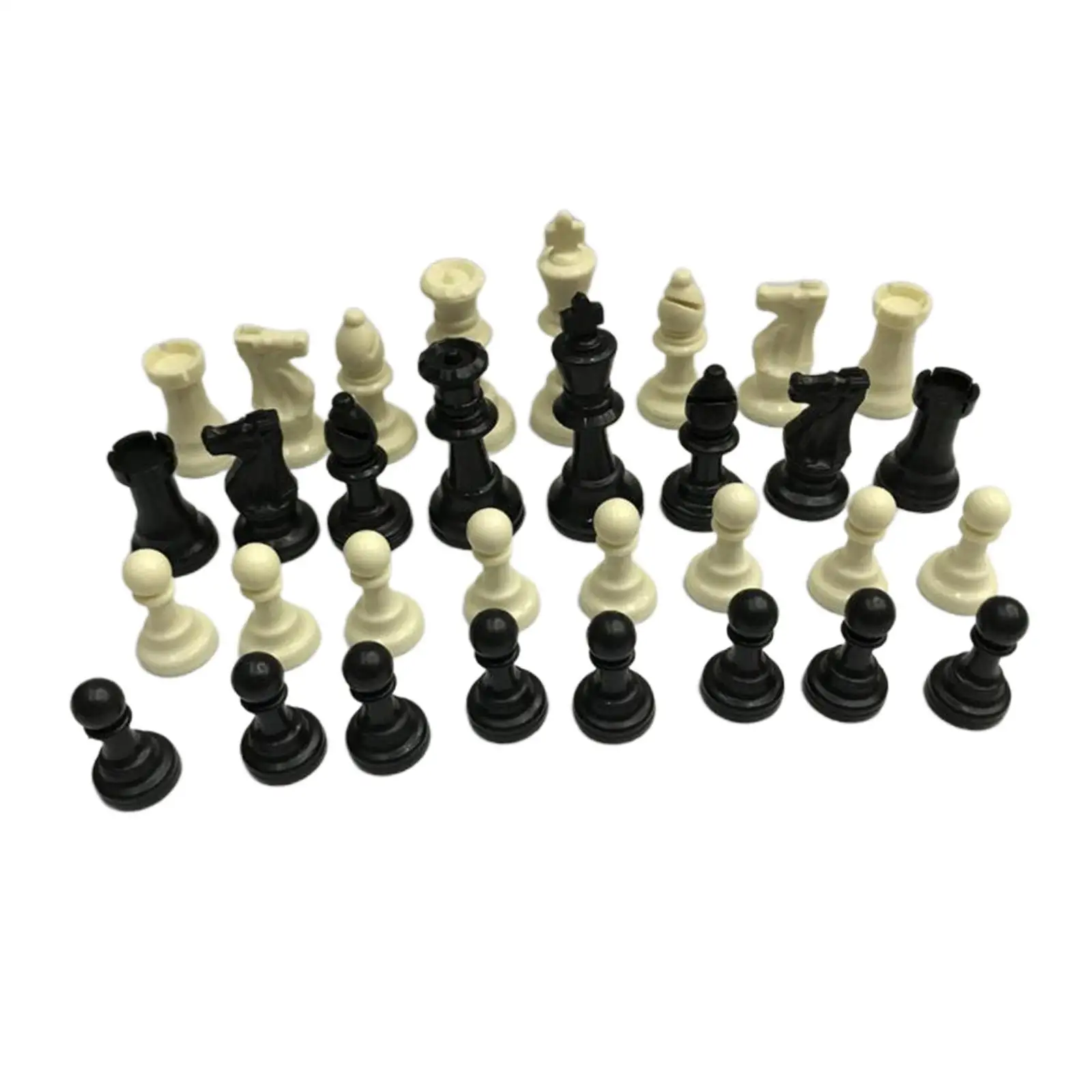 32pcs International Chess Pieces Set Tournament Checkers 75mm King