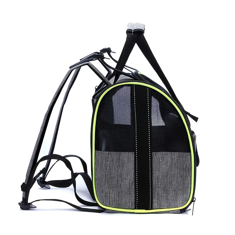 Pet three-in-one backpack breathable foldable travel outdoor cat and dog bag multifunctional portable pet portable backpack