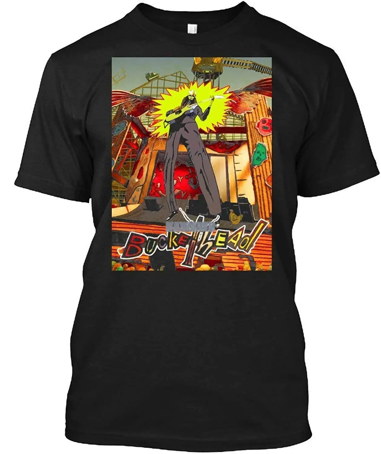 

Мужская летняя футболка Staromia Buckethead Tour mawar 19, хлопковая футболка, Мужская футболка, брендовые Модные топы