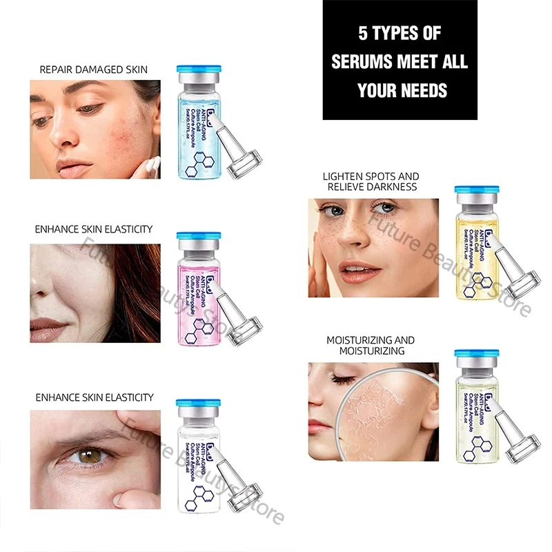 10 vials Korea BB Cream Glow Essence Beginner Starter Kit  Niacinamide Moisturizing Foundation Cream Facial Skin Care 5
