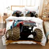Monster Jam Bedding Set Single Twin Full Queen King Size Monster Jam F1 Bed Set Aldult Kid Bedroom Duvetcover Sets 3D Print 022 2