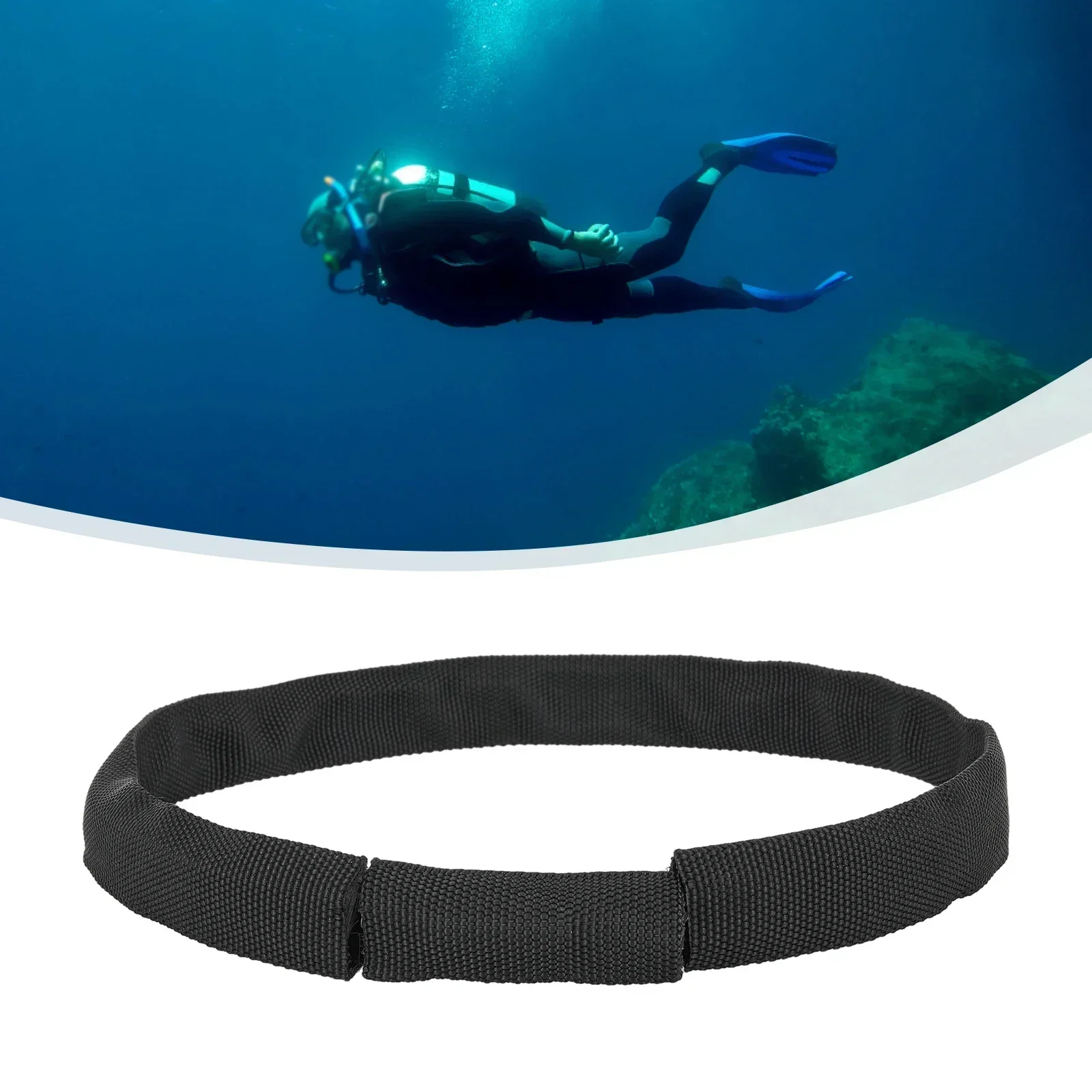 Diving Retainer Band Diving Tank Cylinder Strap 6L/12L Tank Gas Cylinder Strap Weight Webbing Belt Buckle