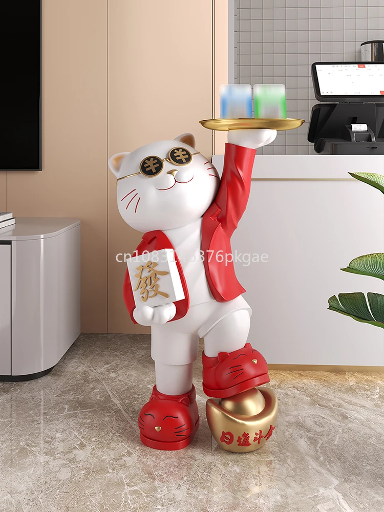 

Zhaocai Cat Opened Decoration Shop Door Festive Zhaocai Living Room Home Decoration Moving To A New Home Gift