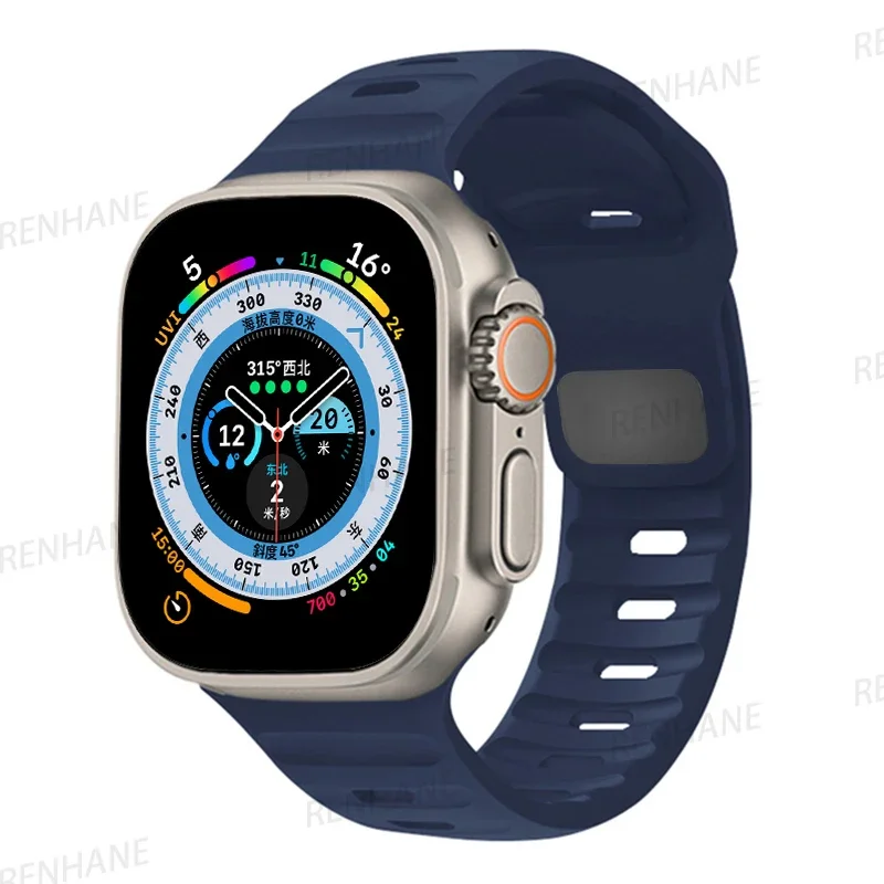 Premium Silicone Sport Watch Band - Versatile and Durable Bracelet
