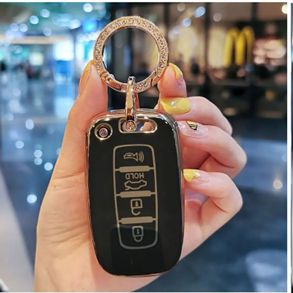 Premium 4-Button Smart Key Case Cover