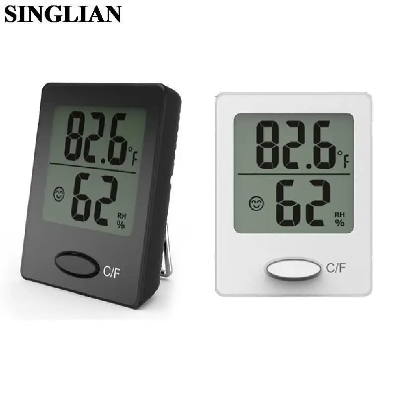 

Mini Indoor Thermometer Hygrometer LCD Digital Display Temperature And Humidity Gauge Meter Precision Refrigerator Hygrometer