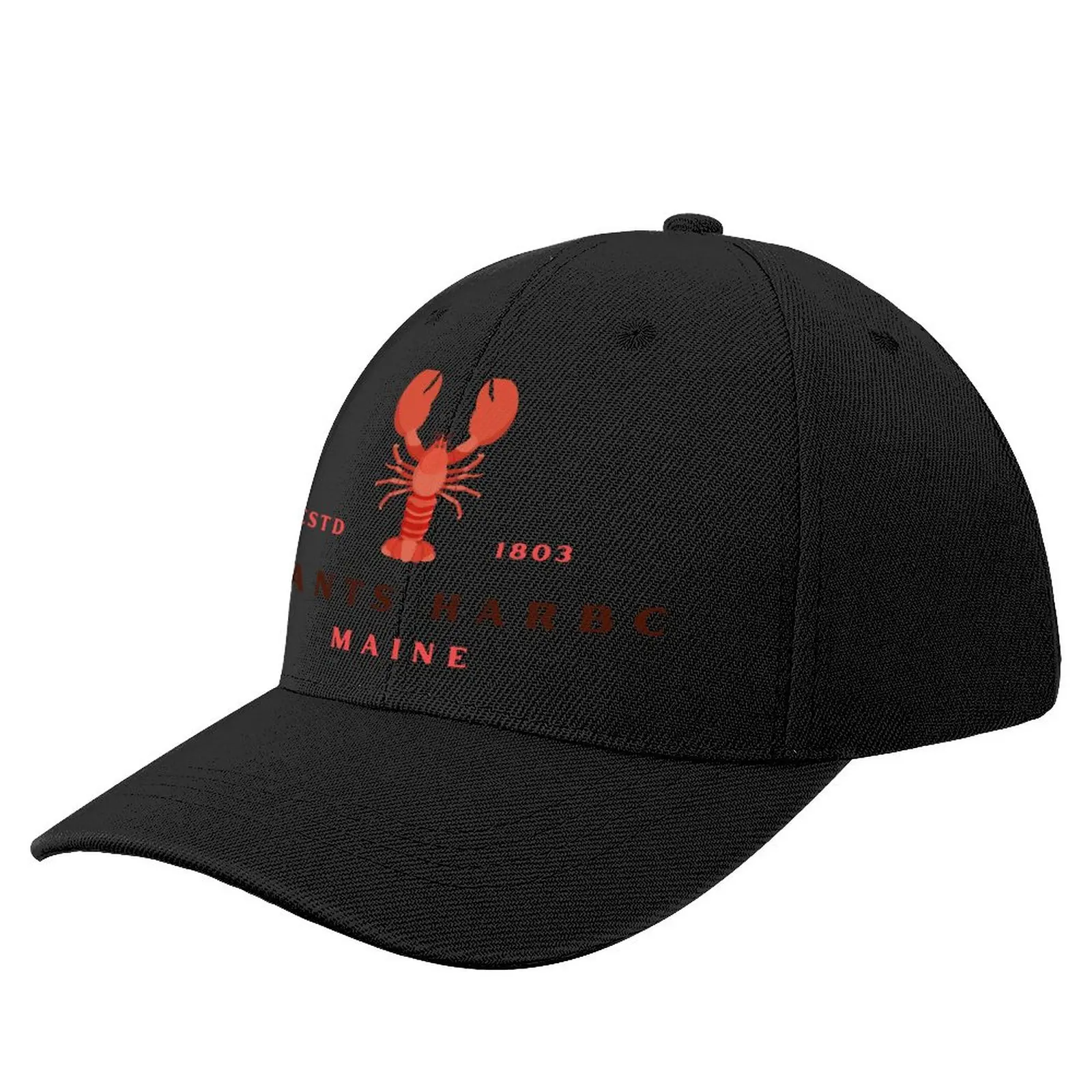 

Tenants Harbor Maine LobstahCap Baseball Cap Luxury Man Hat funny hat fishing hat Hats For Women Men's