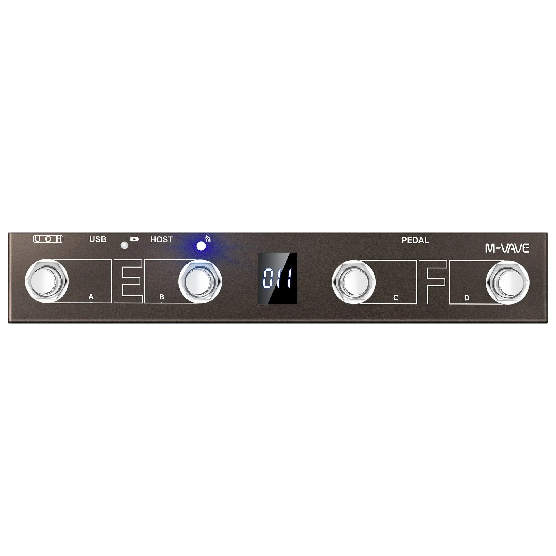 M-vave midi Controller CHOCIATE PIUS Wireless Keyboard 4 Buttons Foot Switch Supports MIDI Host Interface Control Function