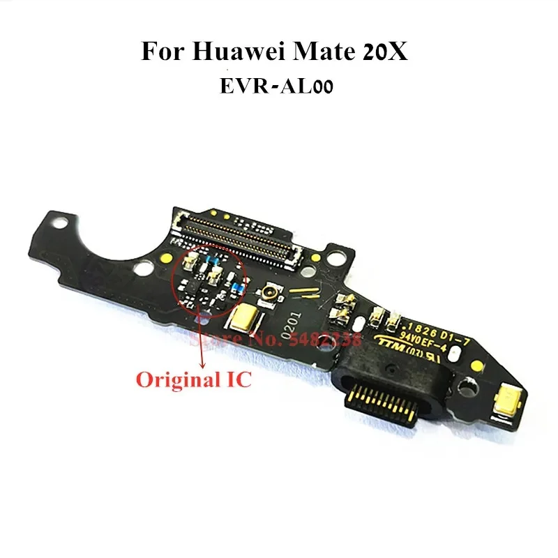 

Оригинальная USB-зарядная плата для Huawei Mate 20X 4G, стандартный USB-порт для зарядки, док-станция с гибким кабелем, быстрая зарядка с микрофоном