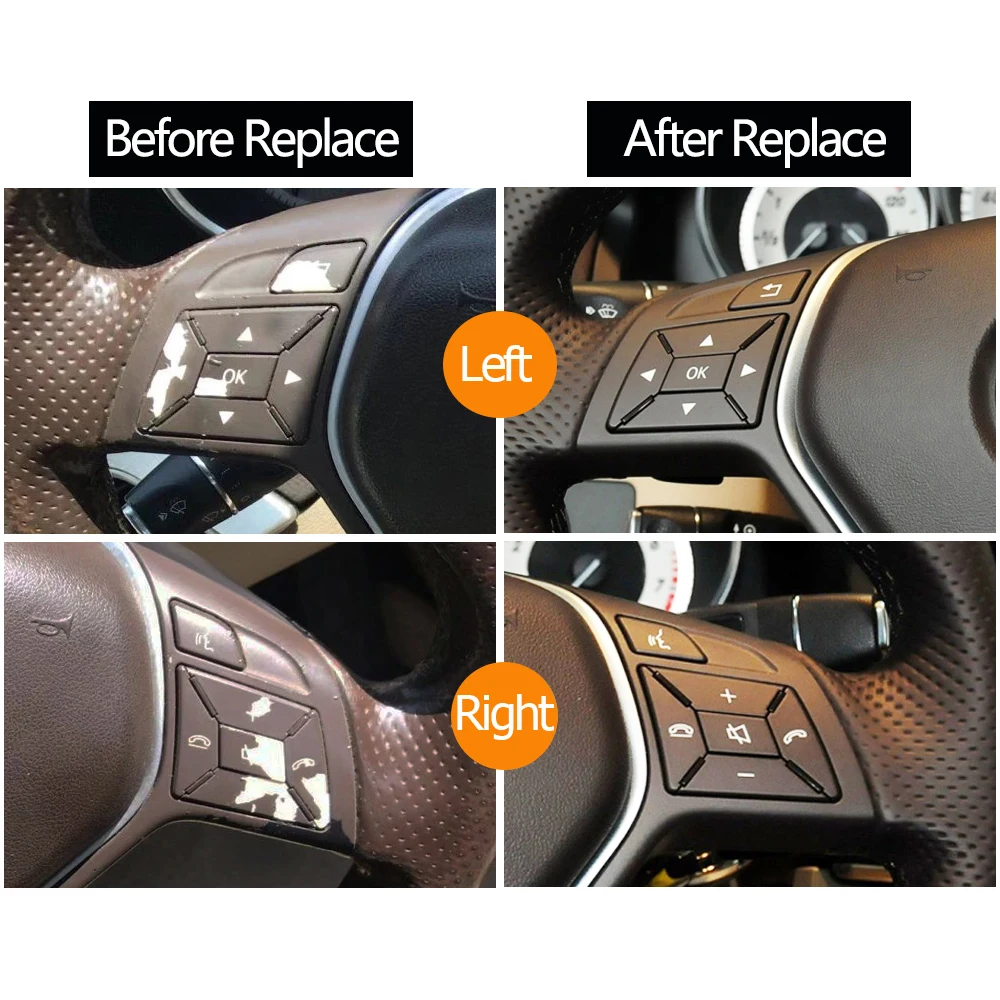 Car Steering Wheel Menu Control Switch Button Steering Wheel Switch For Mercedes Benz C E A GLK CLS Class W204 X204 W212 W218 W156 W176 W117 W172 W246