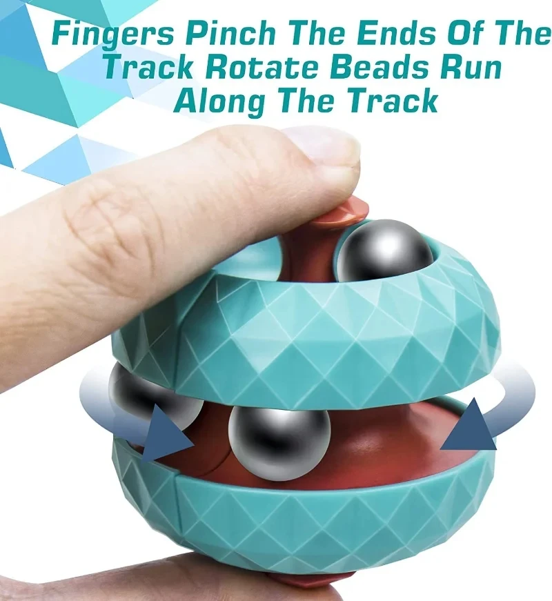 Sensory Fidget Toy Anti Stress Toy Fidget Toy Finger Sensory Toy Decompression Toy Children Orbit Ball Cube
