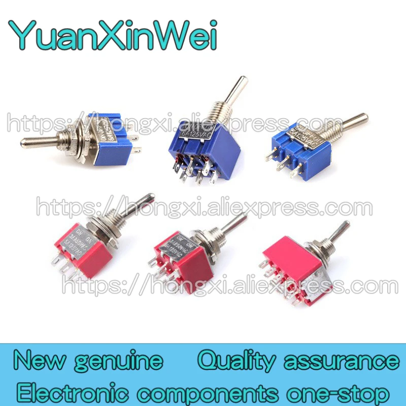 10pcs dip toggle switch sliding self reset 3 pin 2 gear patch gold plated foot 10PCS MTS102 MTS103 MTS202 MTS203 MTS302 MTS303 MTS402 MTS403 MTS123/223 3/6/9/12P ON/ON ON/OFF/ON  Toggle switch  Rocker switch