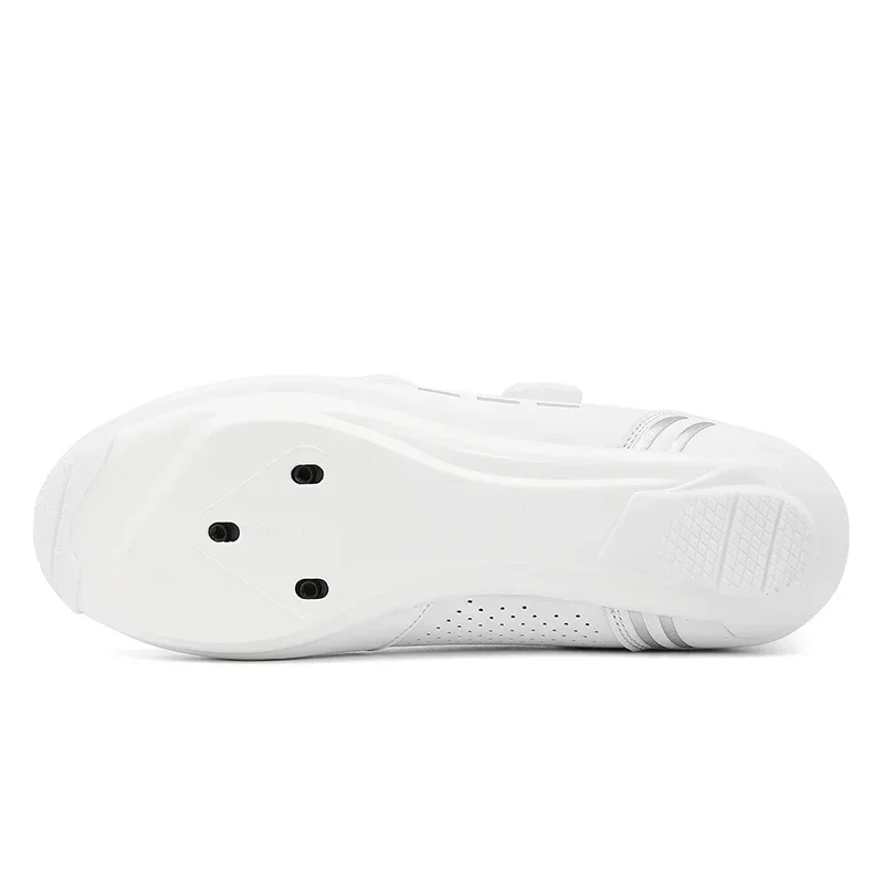 Man Road Cycling Shoes Flats Cleats Shoes Women White Speed Cycling Sneaker Self-Locking Non-slip Mountain Bicycle  Bike Shoes 2