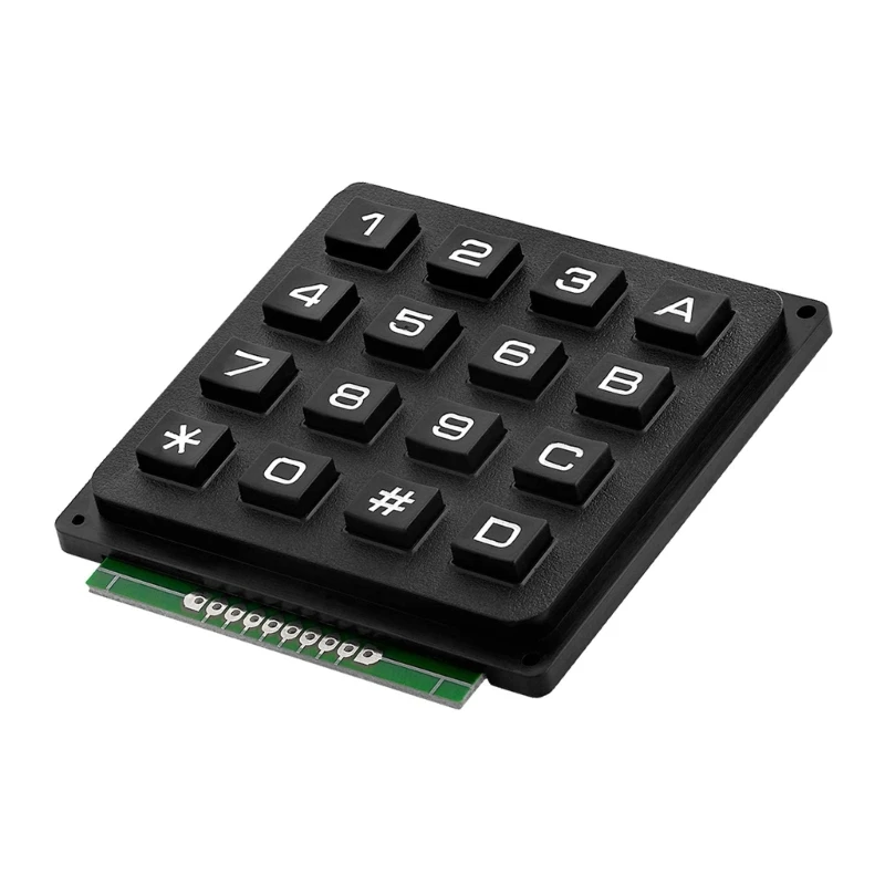 

4x4 Matrixes Button Keyboard Keypad Array Modules ABS Plastic Keys 16 Key Button Drop shipping